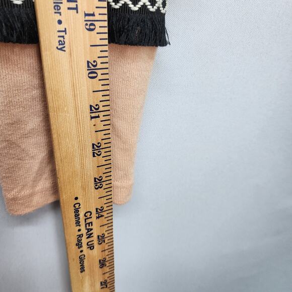 Hipster Row Women’s MEDIUM Pink Boho Duster Cardigan Sweater Open Front Long - Picture 10 of 15